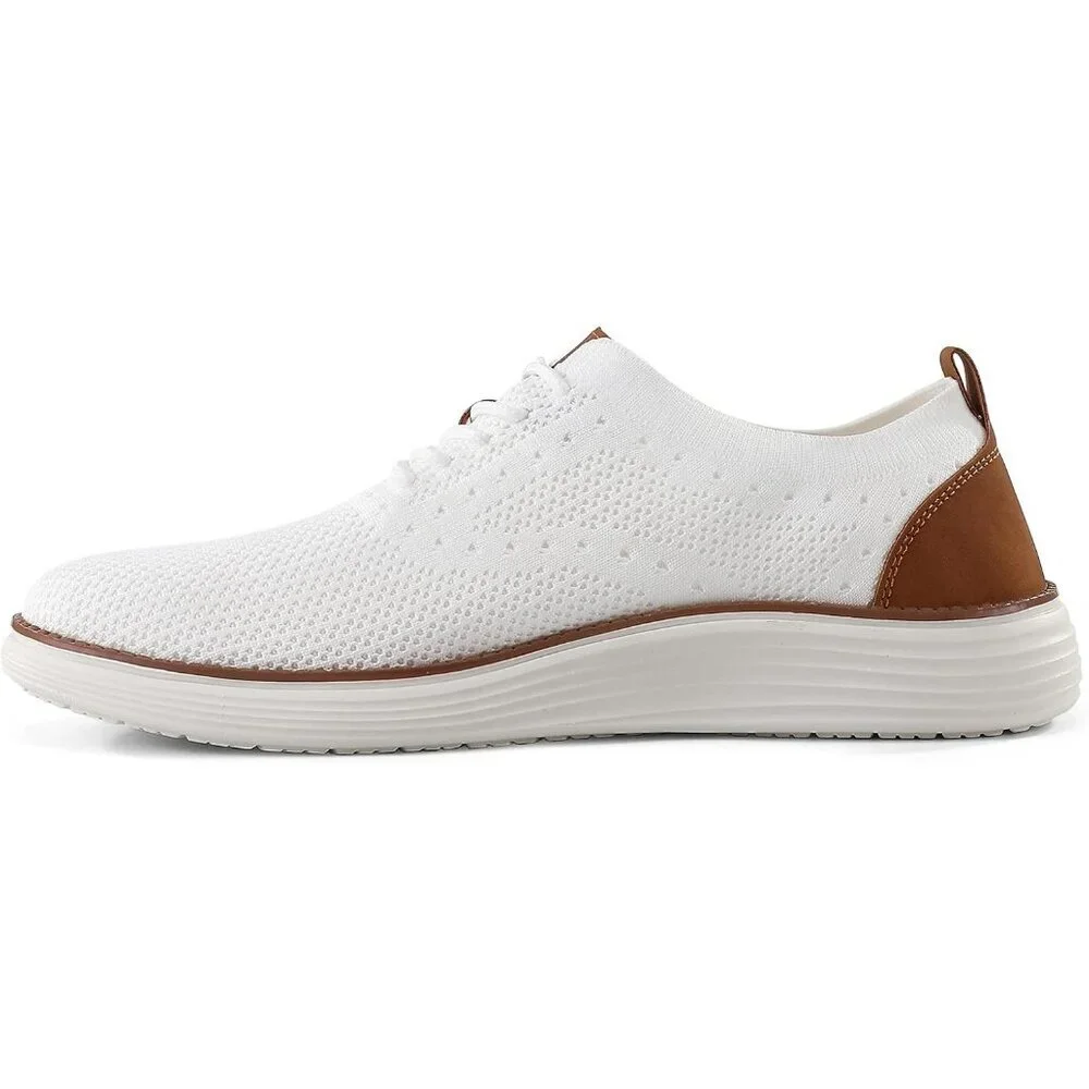 ⚡Men's White Oxfords Business Mesh Breathable Tennis Comfortable Walking Shoes
